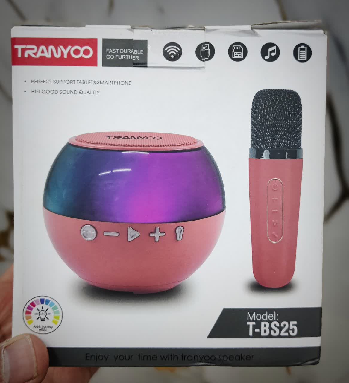 اسپیکر بی سیم ترانیو TRANYOO مدل T-BS25 – مشکی