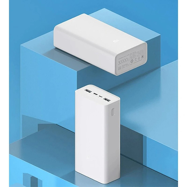 پاوربانک شیائومی مدل PB3018ZM ظرفیت 30000 میلیآمپر ساعت مشکی