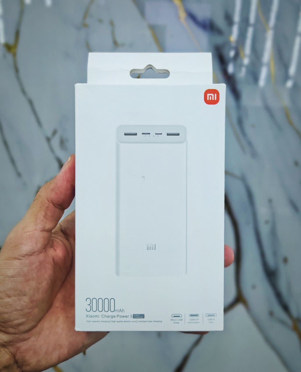 پاوربانک شیائومی مدل PB3018ZM ظرفیت 30000 میلی‌آمپر ساعت مشکی