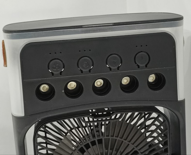 مینی کولر آبی - پنکه مه پاش Air Cooler fan - مشکی