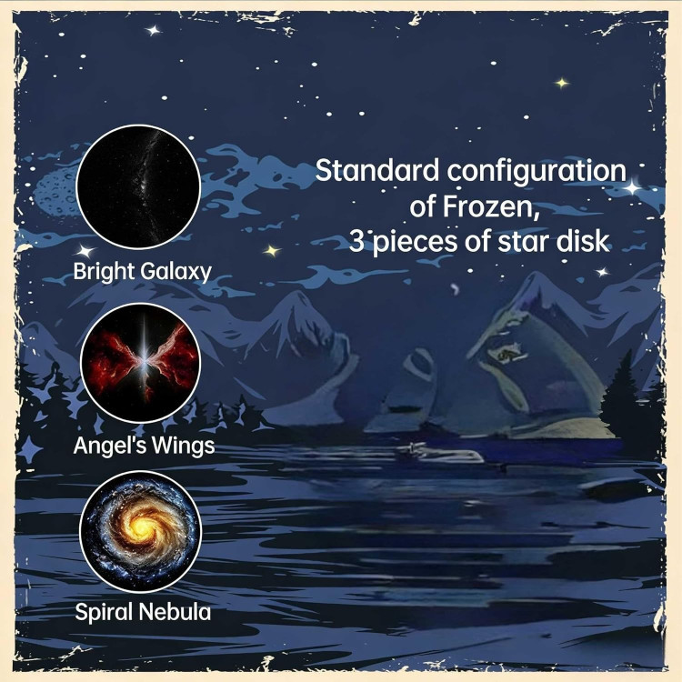 پروژکتور ۱۲ دیسک وارداتی کهکشانی مدل Starry Sky