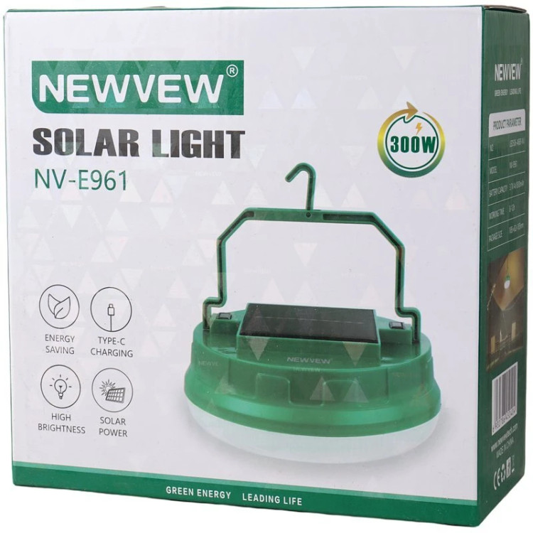 لامپ شارژی خورشیدی 300 وات Newvew NV-E961